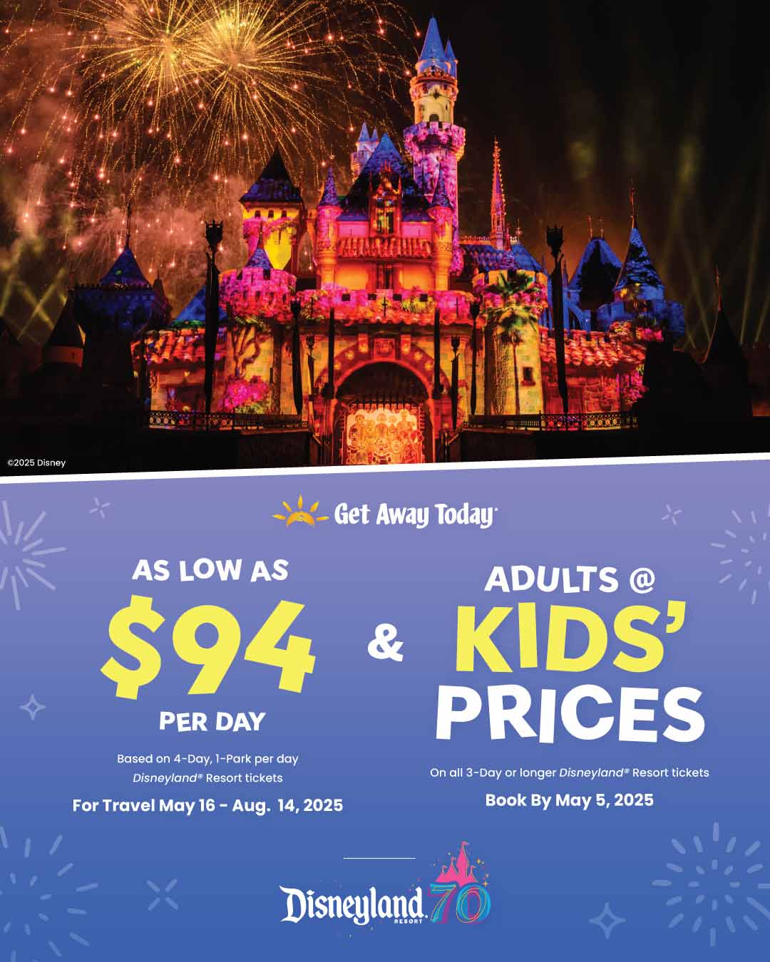 Disneyland-Adults-at-Kids-70th-Anniversary - Golden Valley Federal Credit Union